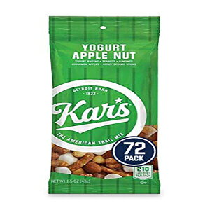 Kar's Nuts [Og Abv ibc gC ~bNXAOet[ XibNA1.5 IXA72 pbNA(8973-CP72) Kar's Nuts Yogurt Apple Nut Trail Mix, Gluten-Free Snacks, 1.5 Oz, Pack of 72, (8973-CP72)