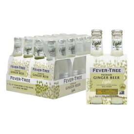 Fever-Tree Light Ginger Beer, 6.8 fl oz (24 Bottles) Lower in Calories, No Artificial Sweeteners, Flavorings or Preservatives