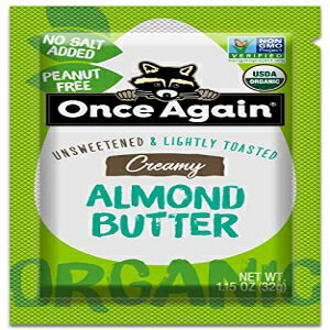 Once Again I[KjbN N[~[ A[h o^[Ayg[Xg - A - 1.15 IX XNC[Y pbNA10  Once Again Organic Creamy Almond Butter, Lightly Toasted - Salt Free, Unsweetened - 1.15 oz S