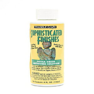 Triangle Coatings MODERN OPTIONS/TRIANGLE Sophisticated Finishes Patina Green Solution 4 oz.