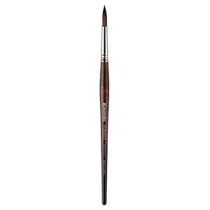 Speedball Art Products, 1540-14, Escoda Versatil Series Artist Watercolor and Acrylic t Brush, Short Handle, Pointed Round, Size 14