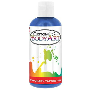 u[ GAuV e|[ ^gD[ {fB yCg CNAbvA8 IX Custom Body Art Blue Airbrush Temporary Tattoo Body t Makeup, 8 oz.