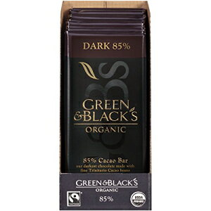 Green & Black's I[KjbN _[N `R[gAJJI 85%A3.5 IX (10 pbN) Green & Black's Organic Dark Chocolate, 85% Cacao, 3.5 Ounce (Pack of 10)