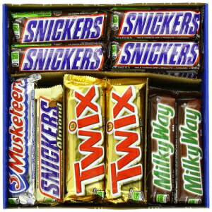 M&M }[X `R[go[ oGeBpbNA55 IXA30  M&M Mars Chocolate Bar Variety Pack, 55 Ounce, 30 Count