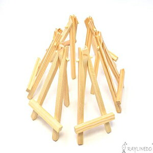RayLineDo 6 Zbg ~jؐfBXvC C[[ 5 C` EFfBO p[eB[ fR[V l[J[h ʐ^z_[ XPb` C[[ RayLineDo Set of 6pcs Mini Wood Display Easel 5inch We
