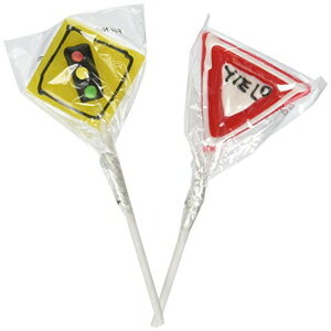 Xg[gTCz - ʕꂽ|bv 12  Hp - ap[eB[LfB Fun Express Frosted Street Sign Suckers - 12 individually wrapped lollipops Edibles - Birthday Party Candy
