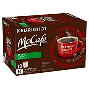 McCafe fBJtF v~A [Xg ~fBA K Jbv |bhA4.12 IX 12JEg (3) [pbP[W] McCafe McCaf Decaf Premium Roast Medium K-Cup Pods, 4.12 oz. - 12 Count (Pack of 3) [Retail Pack]