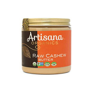 Artisana Organics JV[o^[ - YAr[KуpIth[A`qg݊A9.5IXr Artisana Organics Raw Cashew Butter - No Sugar Added, Vegan and Paleo Friendly, Non GMO, 9.5oz Jar
