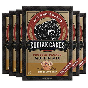 Kodiak Cakes }tB~bNXA`R[g`bv (6 pbN) Kodiak Cakes Muffin Mix, Chocolate Chip (Pack of 6)