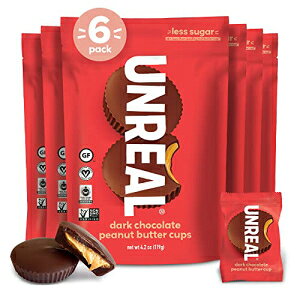UNREAL _[N `R[g s[ibc o^[ Jbv 5g Fr[KAOet[AtFAg[hA`qg݊ AR[哤͕sgp 6 UNREAL Dark Chocolate Peanut Butter 