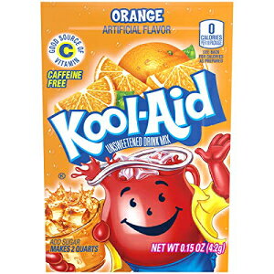 Kool-Aid IW \tghN ~bNXA0.15 IX pPbg (96 pbN) Kool-Aid Orange Unsweetened Soft Drink Mix, 0.15-Ounce Packets (Pack of 96)