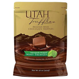 ミント トリュフ - ユタ トリュフ ベルギー ミルク ミント チョコレート トリュフ 16 オンス バッグ BLholife Mint Truffles - Utah Truffles Belgian Milk Mint Chocolate Truffles 16 oz bag