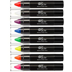 UV O[ - lI UV yCg XeBbN/tFCX & {fB N - 8 F̃ZbgB{̃IWi UV O[i - ubNCg̉Ŗ邭P܂B UV Glow - Neon UV t Stick/Face & Body 