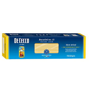 De Cecco Zi pX^AuJeB[j No.15A1 |h (5 pbN) De Cecco Semolina Pasta, Bucatini No.15, 1 Pound (Pack of 5)