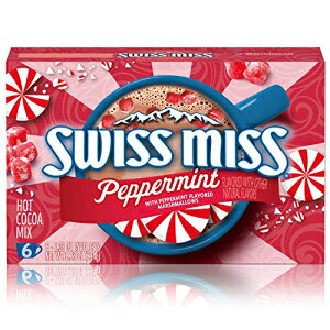 XCX~X yp[~gt[o[zbgRRA~bNXA1.38IX 6JEg Swiss Miss Peppermint Flavor Hot Cocoa Mix, 1.38 oz. 6-Count