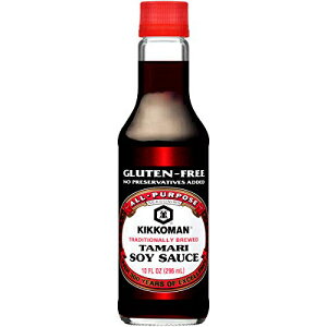 LbR[} Oet[܂ݖ 10IX Kikkoman Gluten Free Tamari Soy Sauce, 10 Ounce