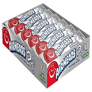 GAwbY LfB ʕo[AzCg ~Xe[Ap[eB[A0.55 IX AIRHEADS CANDY INDIVIDUALLY WRAPPED BARS, WHITE MYSTERY, PARTY, 0.55 OUNCE