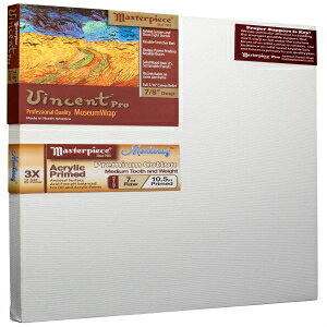 �}�X�^�[�s�[�X �A�[�e�B�X�g �L�����o�X 41024 Vincent PRO �[�� 7/8 �C���`�A10 �C���` x 10 �C���`�A�R�b�g�� 10.5 �I���X - 3X - �����g���[ Masterpiece Artist Canvas 41024 Vincent PRO 7/8 Deep, 10 x 10, Cotton 10.5oz 