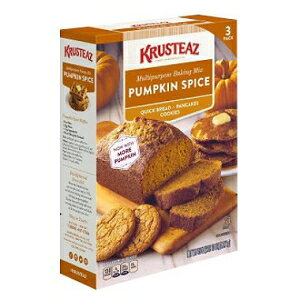 Krusteaz pvL XpCX - 3 (15 IX) pbN {bNX ړIx[LO ~bNX pvL XpCX NCbNubh pP[LNbL[p Krusteaz Pumpkin Spice - 3 (15 oz) Pack Box Multip