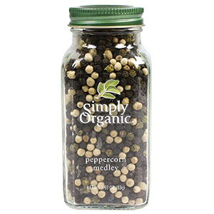 4 pbNAVv[ I[KjbN ybp[R[ h[A2.93 IX - 4 pbN 4 Pack, Simply Organic Peppercorn Medley, 2.93 Ounce - Pack of 4