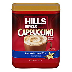 Hills Bros. CX^g Jv`[m ~bNXAt` oj Jv`[m ~bNXA16 IX Hills Bros. Instant Cappuccino Mix, French Vanilla Cappuccino Mix, 16 oz