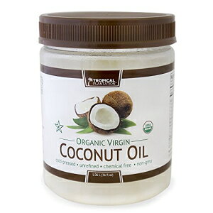 gsJ ve[V 72IX I[KjbN o[W RRibc IC cC pbN (2 ? 36IX̕r) Tropical Plantation 72oz Organic Virgin Coconut Oil Twin Pack (2 36oz jars)