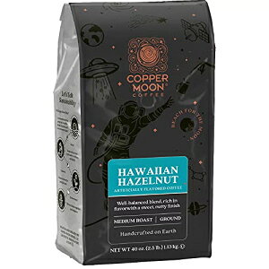 Rbp[[OEhR[q[A2.5|hAibĉ悤ȎdオÂ悤Ȋ炩ȃnCAw[[ibcA40IX Copper Moon Ground Coffee, 2.5 Pound, nutty finish, silky smooth hawaiian ha