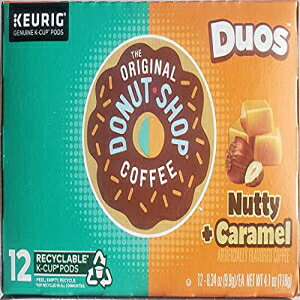 Donut Shop ibeB L R[q[ K JbvA12  ippbP[Wj The Original Donut Shop Donut Shop Nutty Caramel Coffee K-Cups, 12 Ct. Box (Retail Pack)