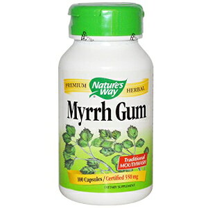 Nature's Way, ~KA550 mgA100 JvZ Nature's Way, Myrrh Gum, 550 mg, 100 Capsules