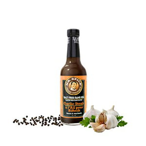 ~X^[XpCX I[KjbNK[bNXe[L\[X - }l - b - Oet[ - r[K - J[ Mr. Spice Organic Garlic Steak Sauce - Salt-Free Marinade - Fat Free - Gluten Free - Vega