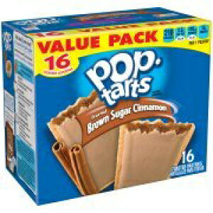 Kellogg's |bv^g o[pbNAuEVK[Vig[X^[yXg[A1.76 IX (16 pbN) Kellogg's Pop-Tarts Value Pack, Brown Sugar Cinnamon Toaster Pastries, 1.76 Ounce (Pack of 16)