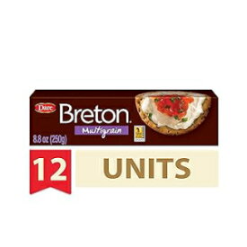 8.8 Ounce (Pack of 12), Multigrain, Dare Breton Crackers, Multigrain Party Snacks with no Artificial Flavors and 8g of Whole Grains per Serving 8.8 Ounce (Pack of 12)