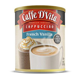 Caffe D'Vita t` oj CX^g Jv`[m ~bNX / pE_[ - 6 pbN - 1 |h (16 IX) Caffe D'Vita Caffe D Vita French Vanilla Instant Cappuccino Mix / Powder - Pack of 6 - 1 lb. cans (16