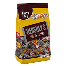 HERSHEY'S チョコレートキャンディアソートミニチュア、クラックル、ミスターグッドバー＆ハーシースペシャルダークチョコレート、パーティーバッグ、40オンス。 HERSHEY'S Chocolate Candy Assorted Miniatures, Krackel, Mr. Goodbar & Hershey's Specia