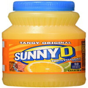 SunnyD Tangy IWi IW̃VgX p`A6.75 tʃIXA24  SunnyD Tangy Original Orange Flavored Citrus Punch, 6.75 Fluid Ounce, 24 Count