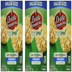 Orville Redenbacher �X�}�[�g �|�b�v �P�g�� �R�[�� �~�j�o�b�O�A12 �� (3 �p�b�N) Orville Redenbacher's Orville Redenbacher Smart Pop Kettle Korn Mini Bags, 12-Count (Pack of 3)