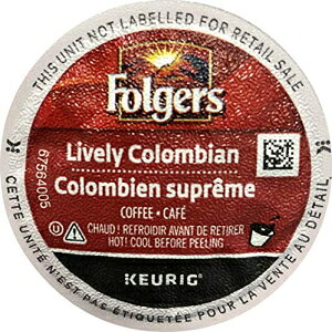 Folgers Lively RrA Vv[ R[q[ 72 K Jbv (e 24 JEg 3 ) - pbP[W͈قȂꍇ܂ Folgers Lively Colombian Supreme Coffee 72 K-Cups (3 boxes of 24 count each) - Pack May Vary