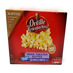 Orville Redenbacher's Orville Redenbachers Gourmet Popcorn Movie Theater Butter 12 Ct. Mini (Pack of 2)