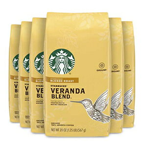 X^[obNX x_ uh R[q[AӁA20 IXobOA1.25 |h (6 pbN) (011021239) Starbucks Veranda Blend Coffee, Ground, 20-Ounce Bags , 1.25 Pound (Pack of 6) (011021239)