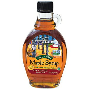 Coombs Family Farms [vVbvAI[KjbNO[h AAZFAƂ킢A8 tʃIXA1 pbN Coombs Family Farms Maple Syrup, Organic Grade A, Dark Color, Robust Taste, 8 Fl Oz,Pack of 1