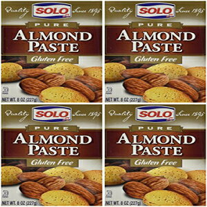 \ A[h y[XgA8 IX pbP[W (4 pbN) Solo Almond Paste, 8-Ounce Packages (Pack of 4)