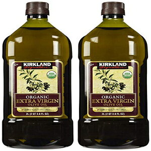 J[Nh VOl`[ 2 x I[KjbN GNXg o[W I[u ICA2 bg Kirkland Signature 2 x Organic Extra Virgin Olive Oil, 2 Liters