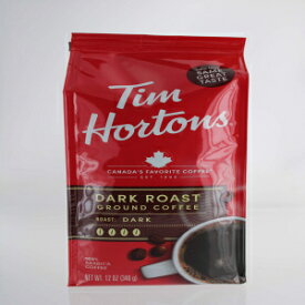 Tim Hortons Tim Horton's 100% Arabica Dark Roast, Ground Coffee, 12 Ounce