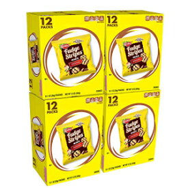 Keebler ファッジ ストライプ クッキー ミニ、オリジナル、12 枚、4 個パック Keebler Fudge Stripes Cookies Minis, Original, 12 Count, Pack of 4