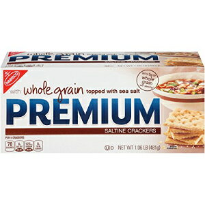 v~A\eB[NbJ[ASA16.96IXi12pbNj Premium Saltine Crackers, Whole Grain, 16.96 oz (Pack of 12)