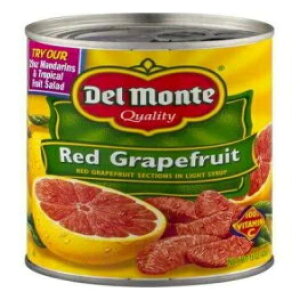 fe bh O[vt[c ZNV CgVbv 15IX (6pbN) Del Monte Red Grapefruit Sections in Light Syrup 15oz Can (Pack of 6)