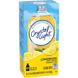 �N���X�^�� ���C�g �����l�[�h�A�����^�тɕ֗��� 10 �p�P�b�g (4 �p�b�N) Crystal Light Lemonade, 10 On-the-Go Packets (Pack of 4)