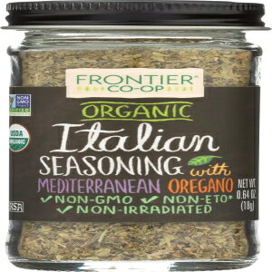 Frontier Herb �C�^���A���V�[�Y�j���O�u�����h - �I�[�K�j�b�N - 0.64 �I���X Frontier Co-op Frontier Herb Italian Seasoning Blend - Organic - .64 oz