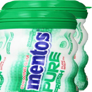 VK[t[ gX sA tbV K XyA~g }`pbN 2 {g e 50  v 100  `[CK Sugarfree Mentos Pure Fresh Gum in Spearmint Multi-pack 2 Bottles with 50 Pieces Eac
