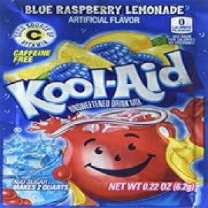 Kool-Aid Twists \tghN~bNX - ACXu[ Yx[l[h AJtFCt[A0.22 IX/ (15 pbN) Kool-Aid Twists Soft Drink Mix - Ice Blue Raspberry Lemonade Unsweetened, Caff